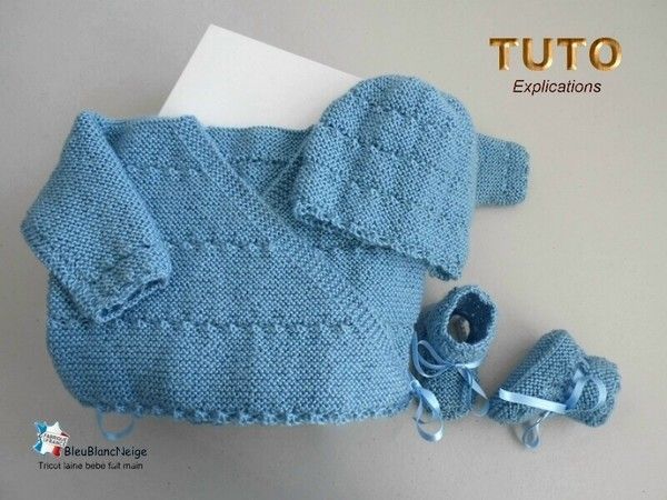 TUTO Tricot Bébé, Tutoriel, Patron Layette Bb à Tricoter Pdf