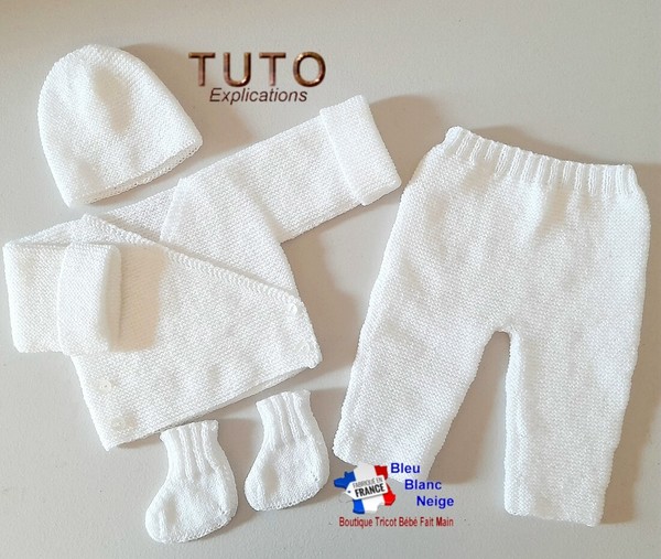 tuto tricot bébé patron à tricoter 