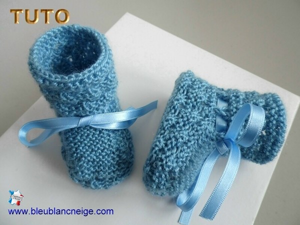 Tuto Chaussons Bb Laine Tricotes Main Explications