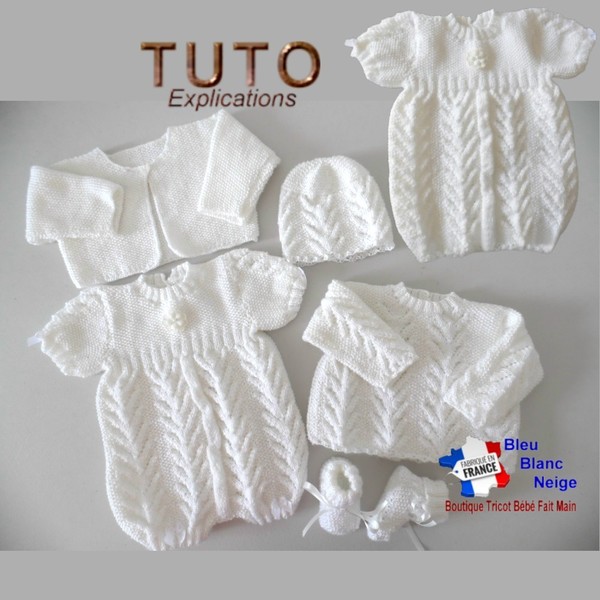 tuto à tricoter patron tricot bébé