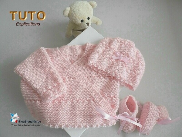 TUTO Tricot Bébé, Tutoriel, Patron Layette à Tricoter Pdf - Centerblog