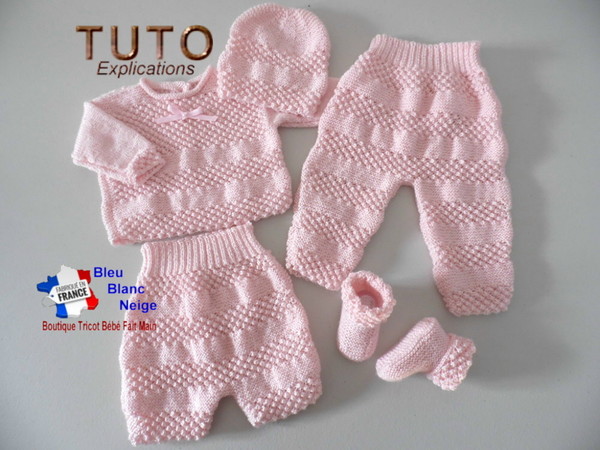 tuto tricot bébé patron à tricoter