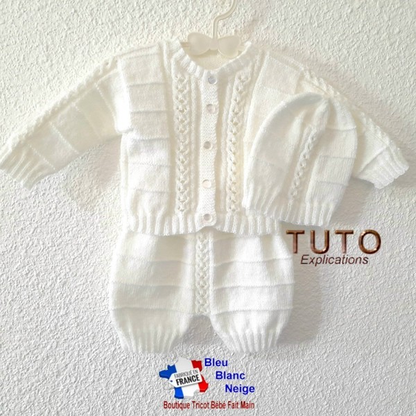 tuto tricot bébé patron à tricoter