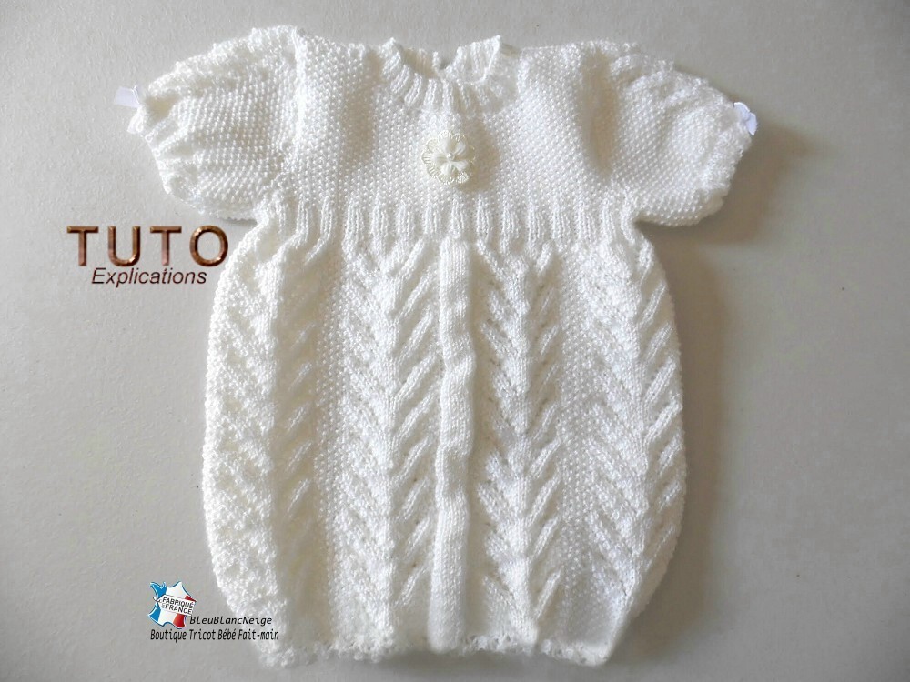 Fiche Tricot B B Robe Explications Tuto