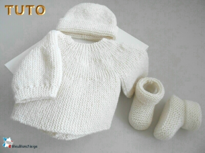 Tuto, Tricot Bb, Tricot Bebe, Layette, Modele, Bb