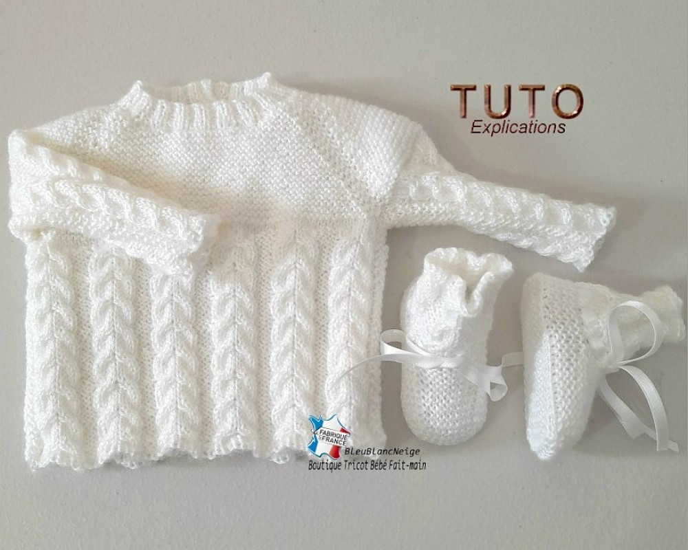 Tuto Tricot B B Tutoriel Patron Layette Tricoter Pdf